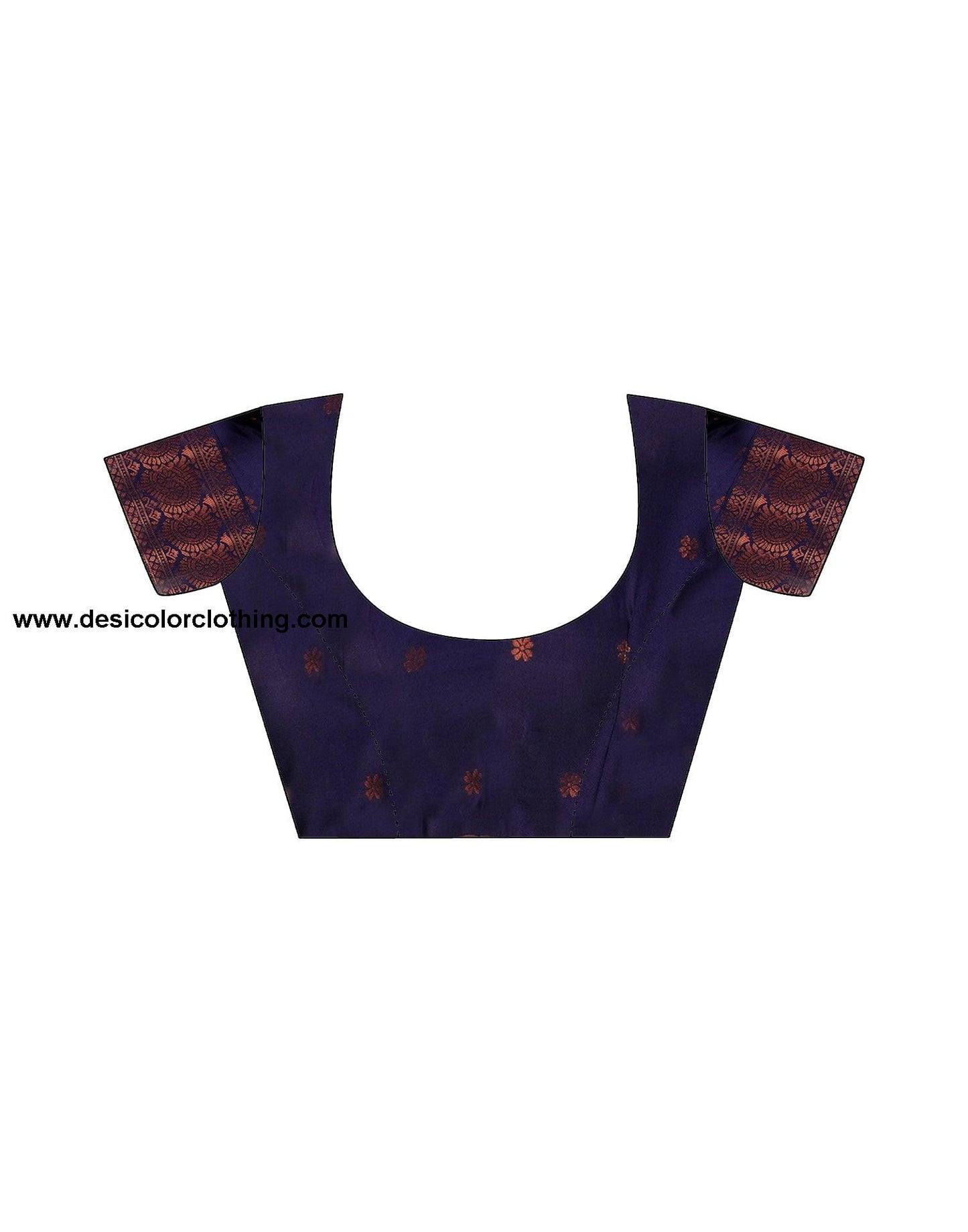 Blue Banarasi Silk Woven Saree