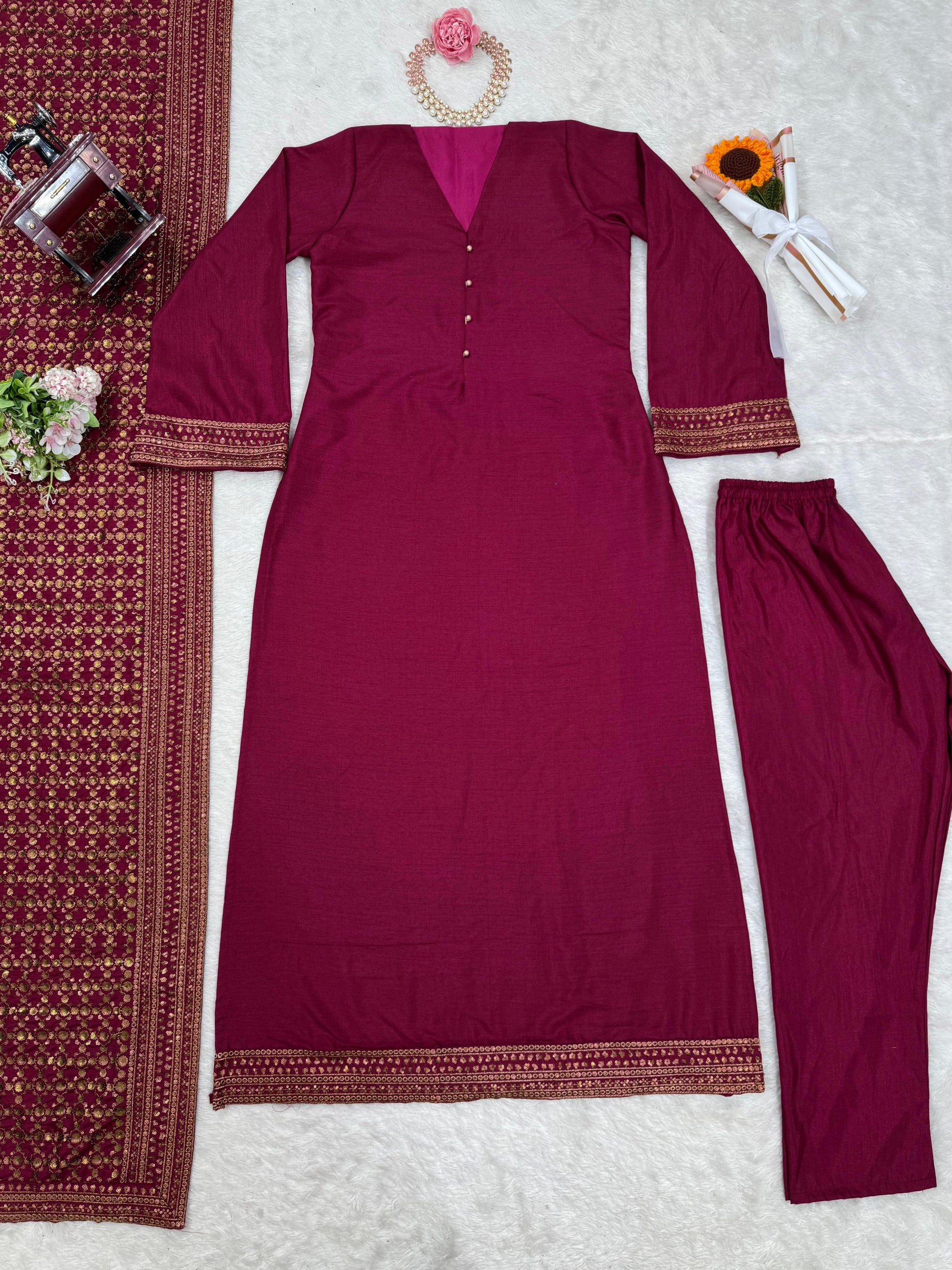 Product Image - Exquisite Designer Saree in Monsoon Silk - Perfect for Festive Wear
