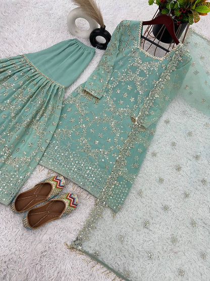 Designer Sharara Suits | Elegant Party & Wedding Wear for Women