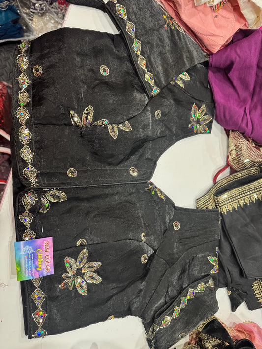 Product Image - Designer Heavy Black Fully Stitched Dress - 1