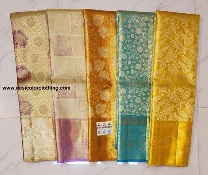 kanchipuram pure pattu handloom silk saree*