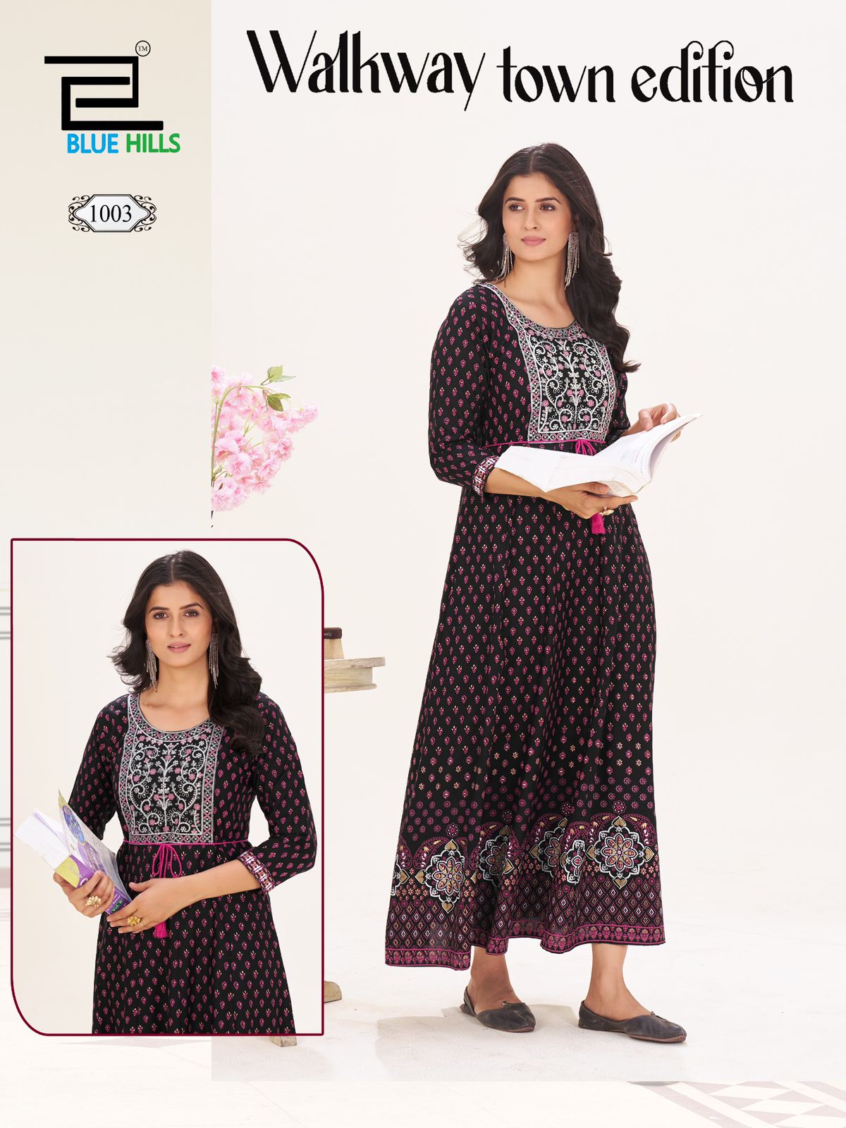 Product Image - Anarkali Gown in Rayon - Walkway Town Edition