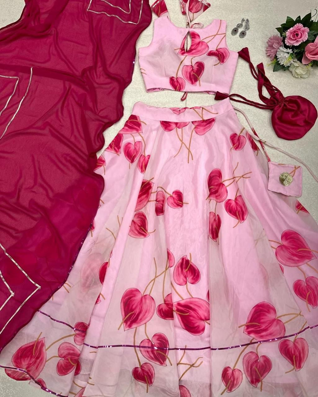 Floral Fully Stitched Lehengas – Designer Collection |