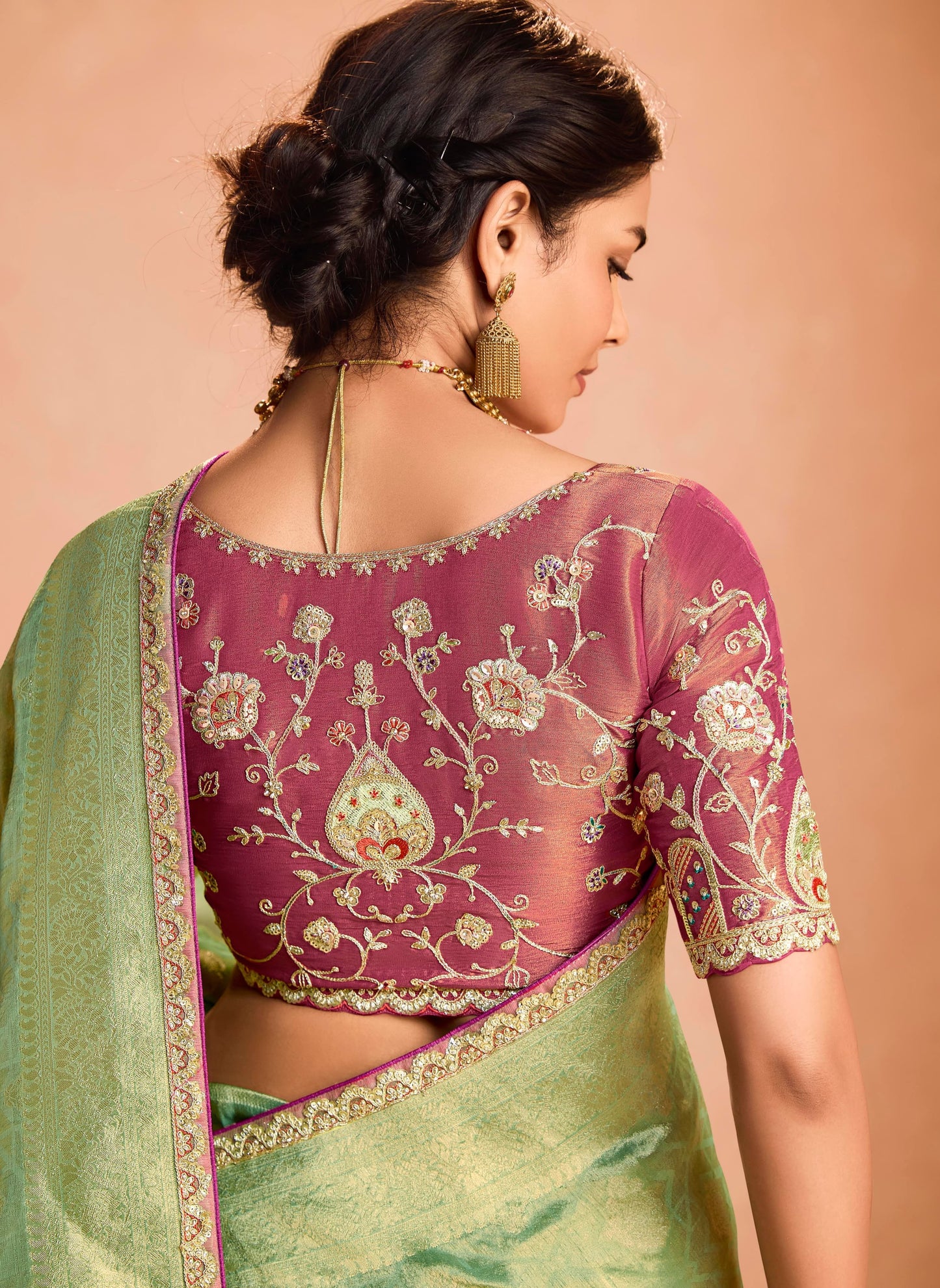 Product Image - Exquisite Soft Silk Saree with Dual Zari Weaving Design