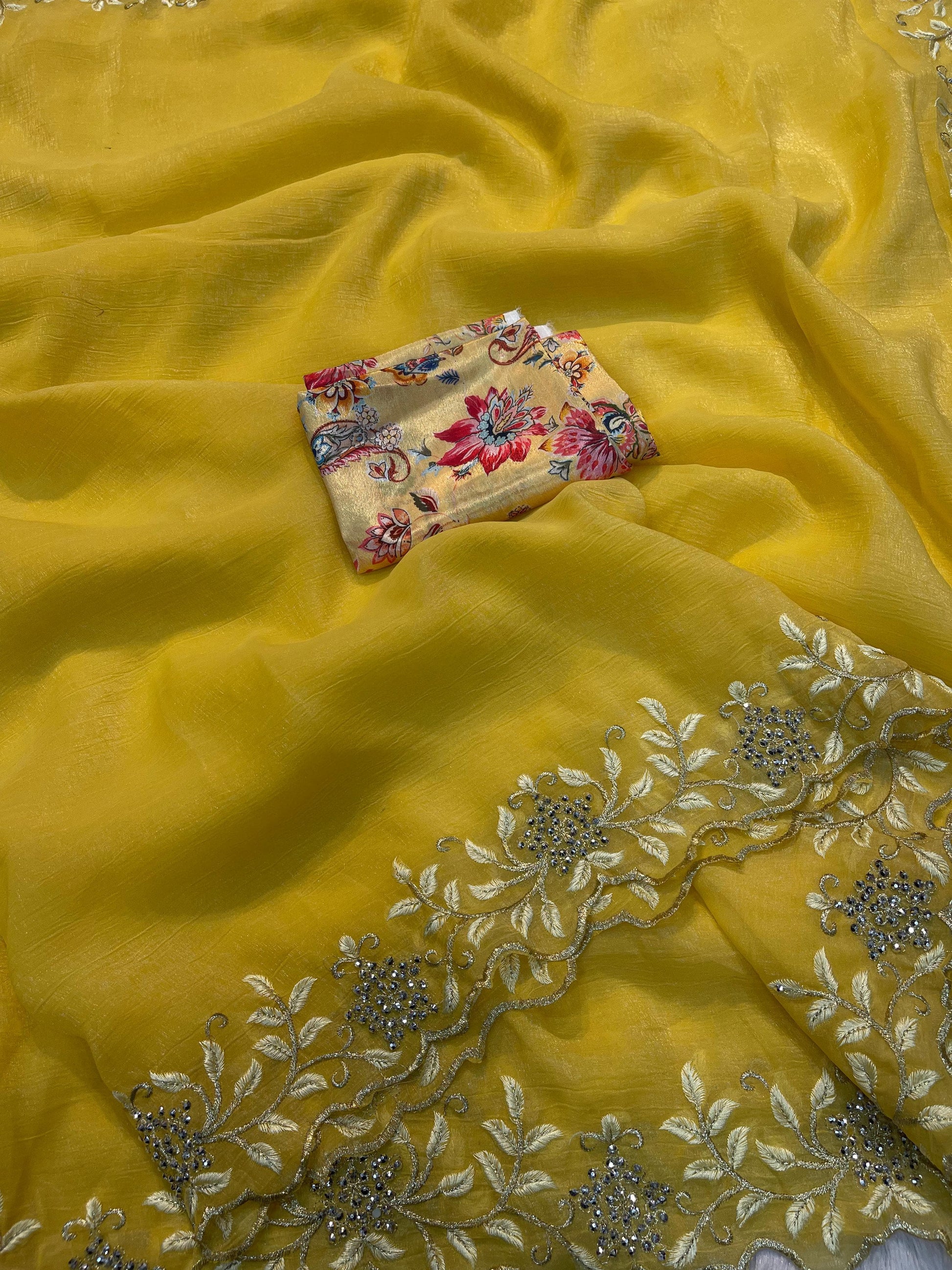 Product Image - Exquisite Designer Saree | Georgette Fabric | Festive & Wedding Wear