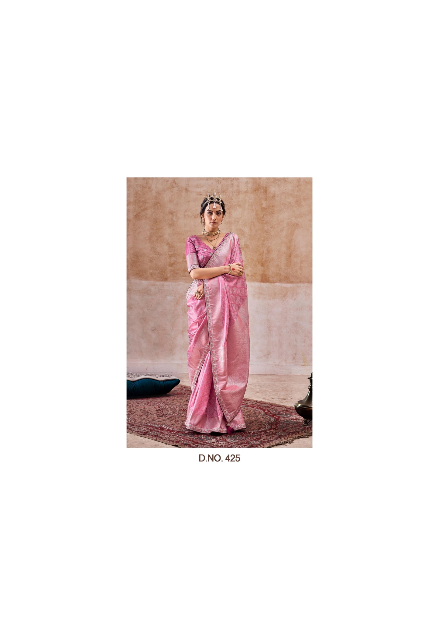 Product Image - Premium Designer Georgette Saree with Heavy Embroidery and Sequins - Festive Wear