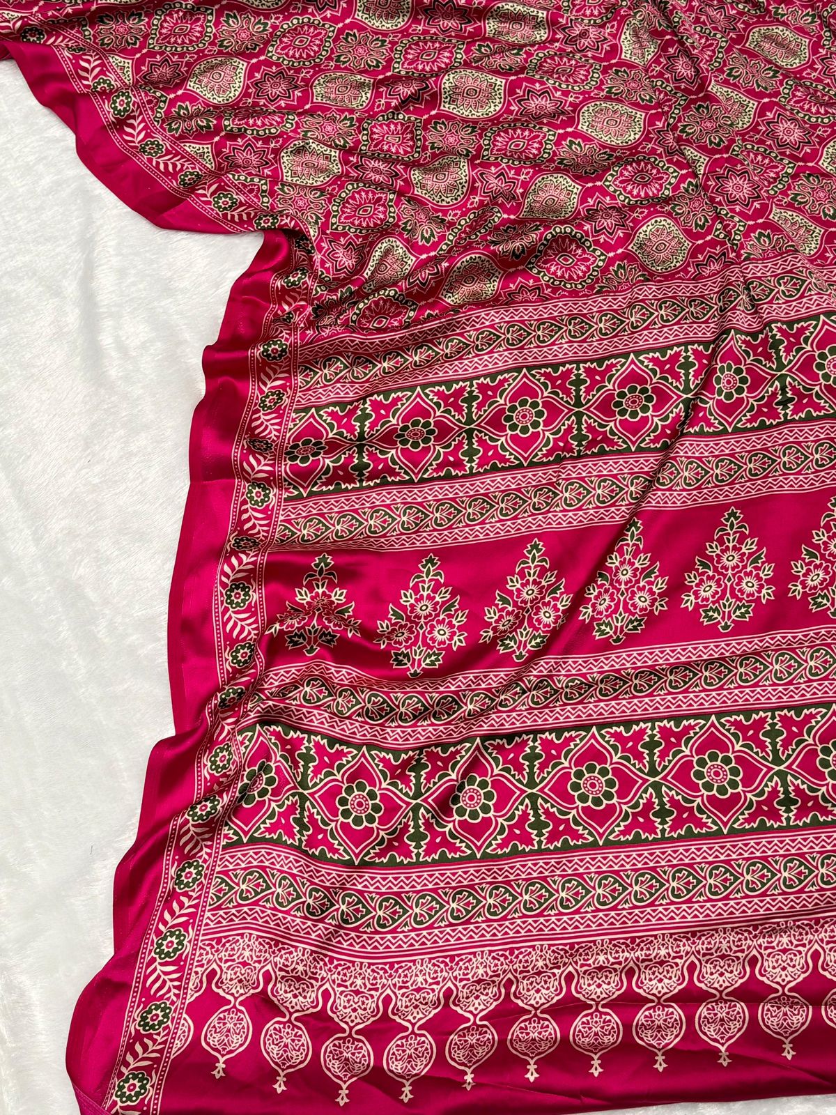 Product Image - Elegant Semi Gajji Bandhej Silk Saree - Perfect Ethnic Wear