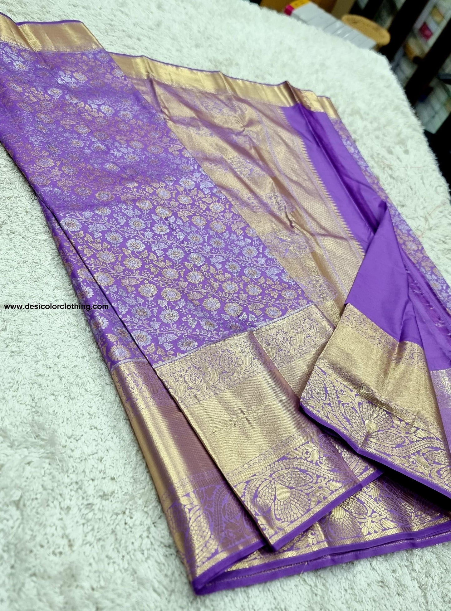 Kanchipuram Meenakari Pattern Bridal Blended High Quality Budget Silk Sarees