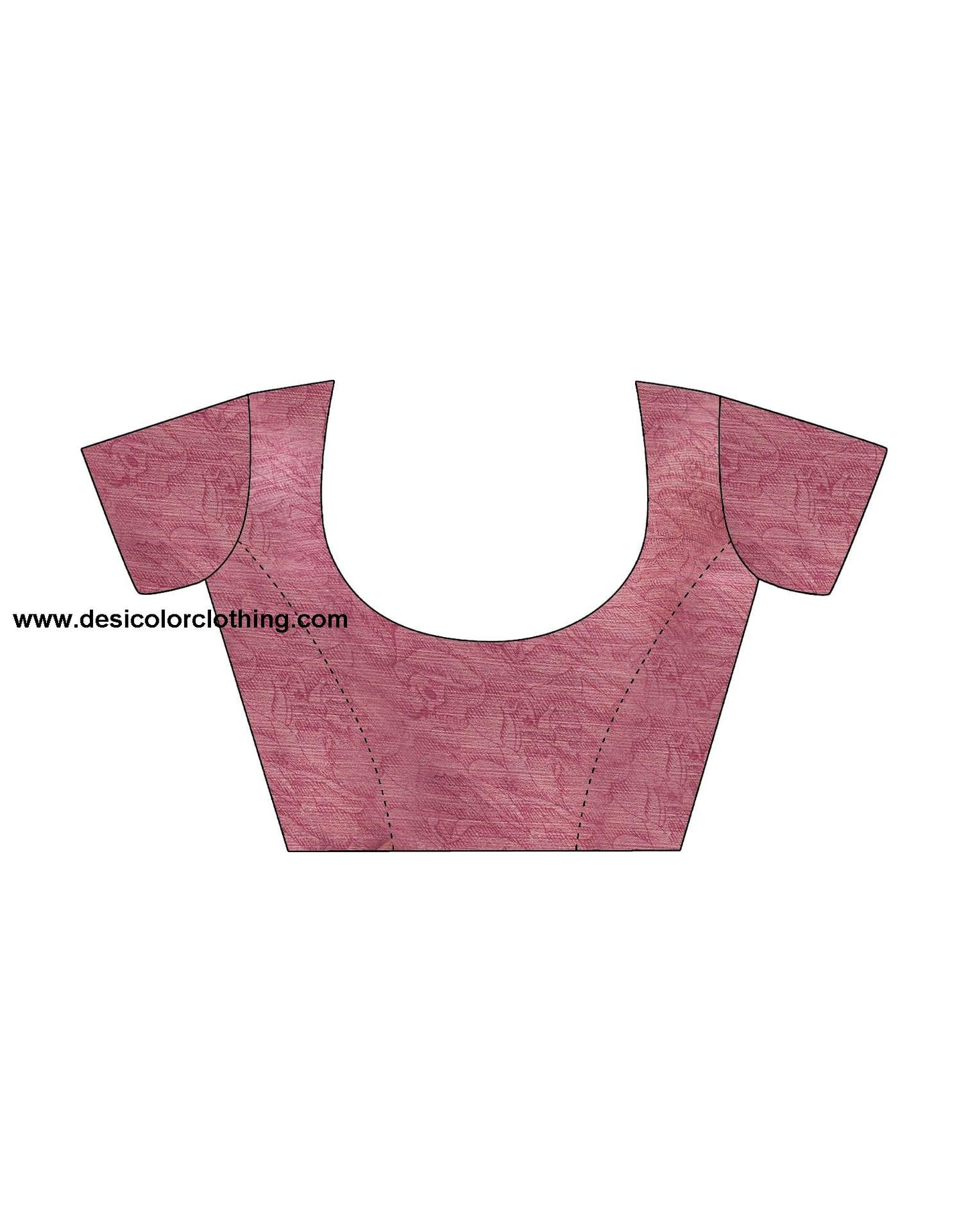 Dusty Magenta Chiffon Printed Saree
