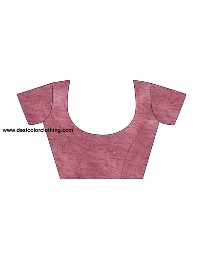 Dusty Magenta Chiffon Printed Saree