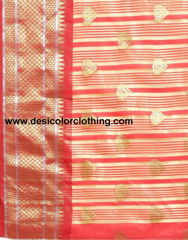 Turmeric Yellow Silk Saree