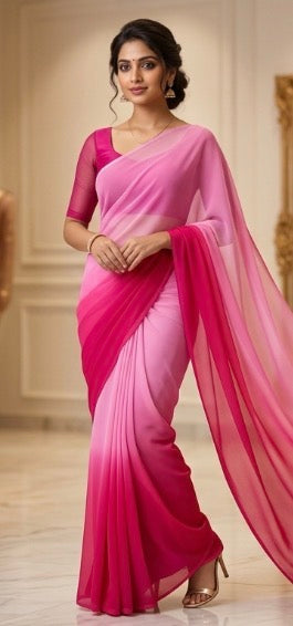 Product Image - Elegant Ready-Made Saree for Weddings and Photoshoots - 1