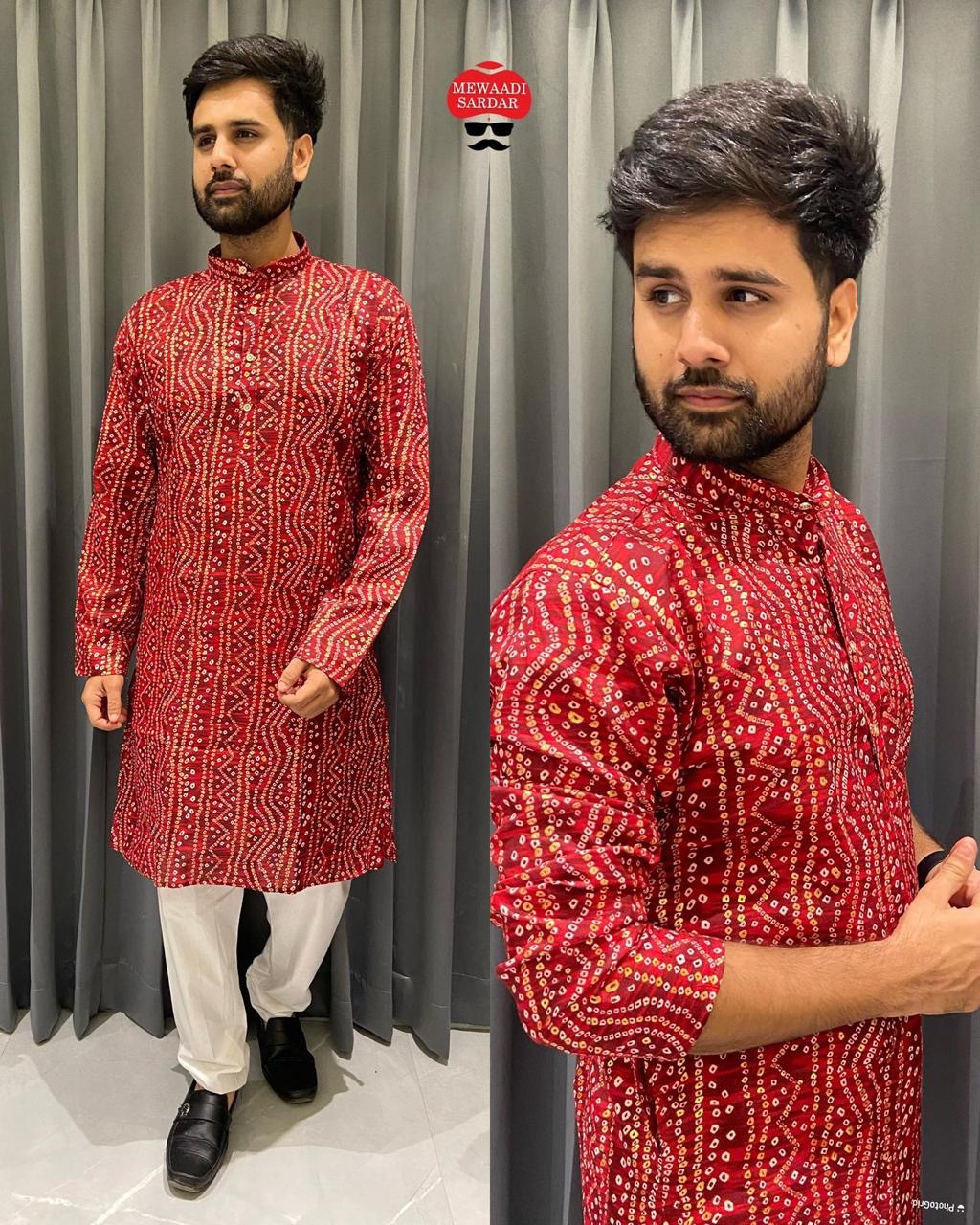 Men’s ethnic wear Bandhani