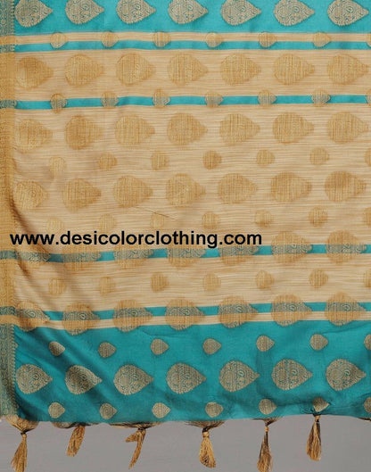 Rama Green Banarasi Silk Saree