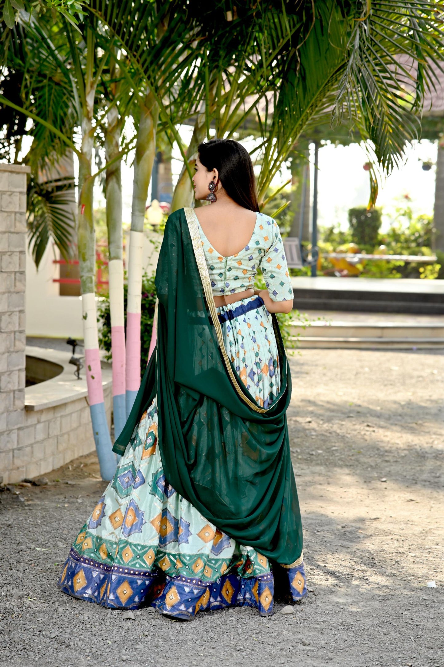 Product Image - Elegant Pure Georgette Designer Saree for Festive & Wedding Wear