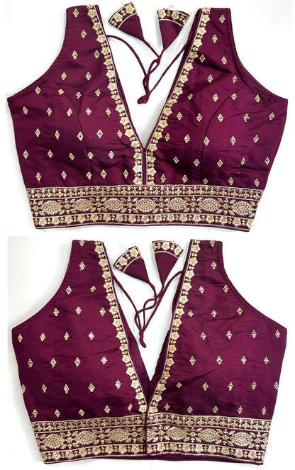 Product Image - Designer Blouse KUNJ - Ethnic Wear in Heavy Silk