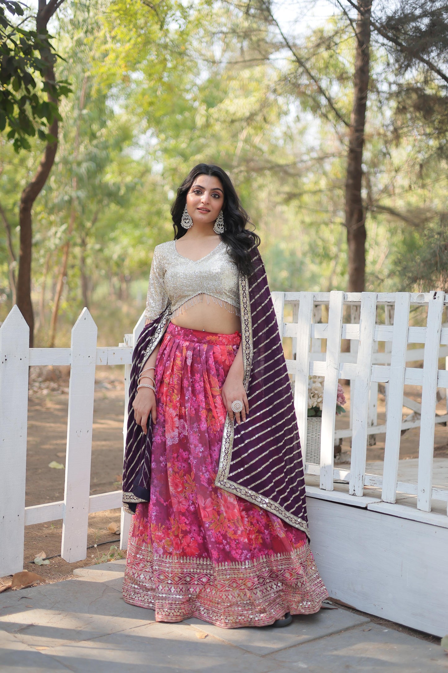Product Image - Designer Georgette Lehenga Choli | Exquisite Festive Attire