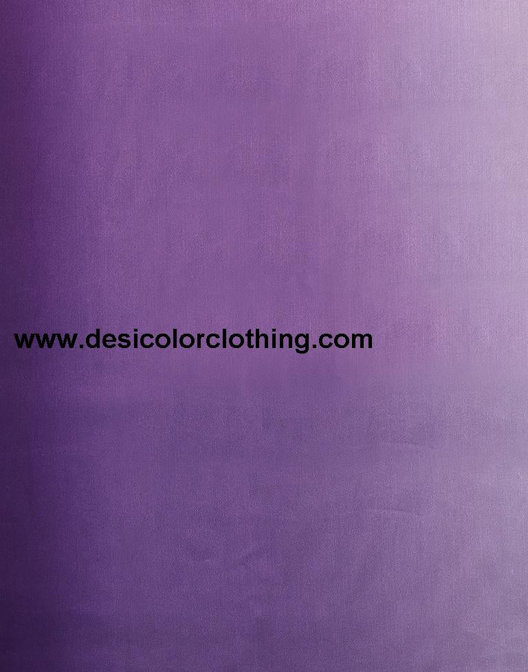 Purple Georgette Plain Saree