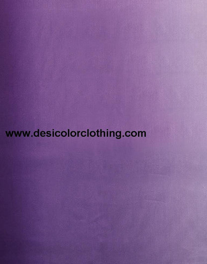 Purple Georgette Plain Saree