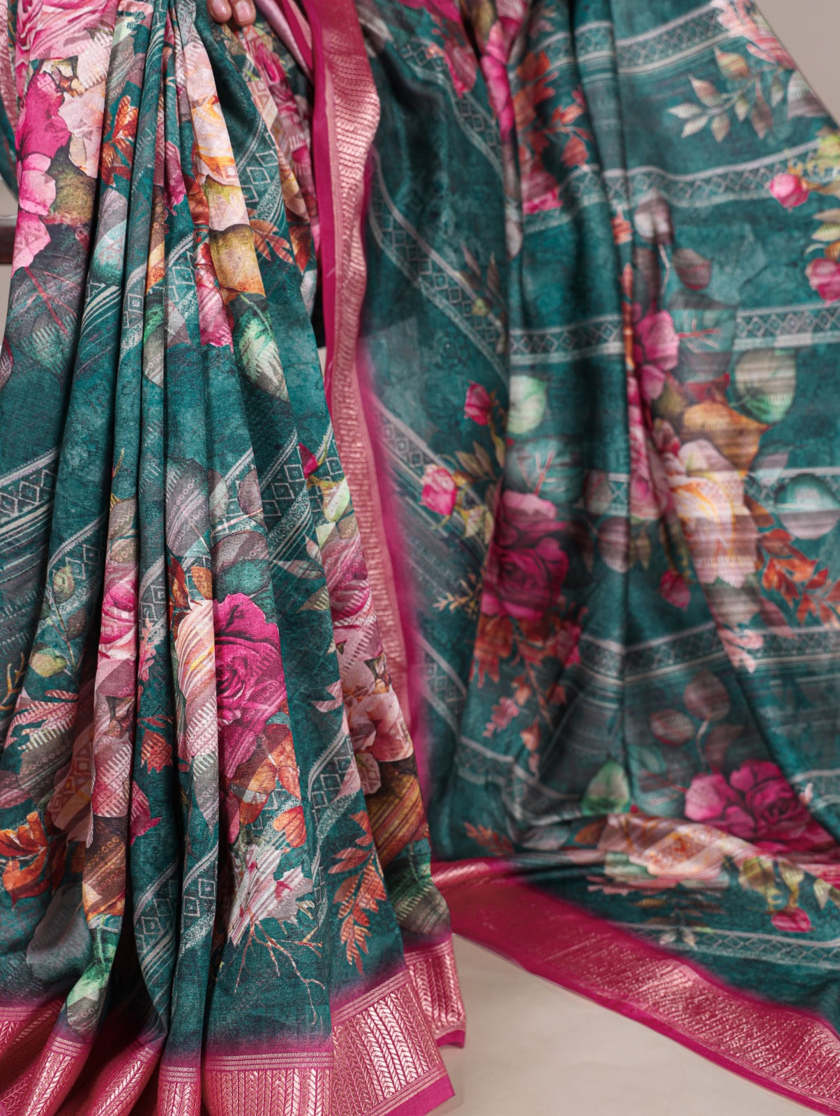 Product Image - Designer Tussar Silk Saree Collection with Viscose Border