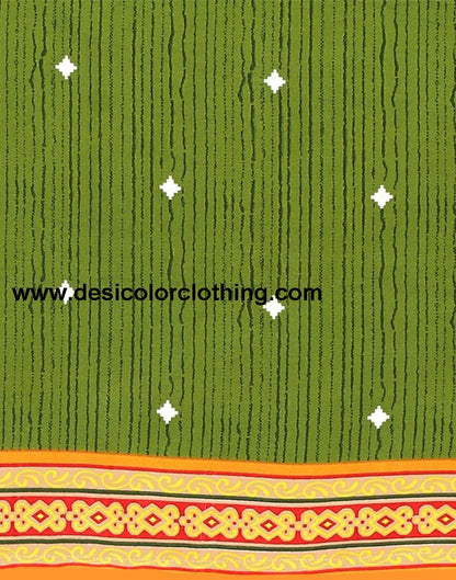 Printed Polyester Unstitched Salwar Suit Material