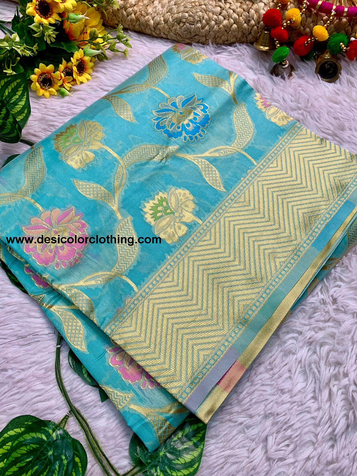 Pavitra Bandhej Banarasi Weaving Minakari Silk Saree
