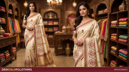 Product Image - Triditional embroidery sarees for special  party's - 2
