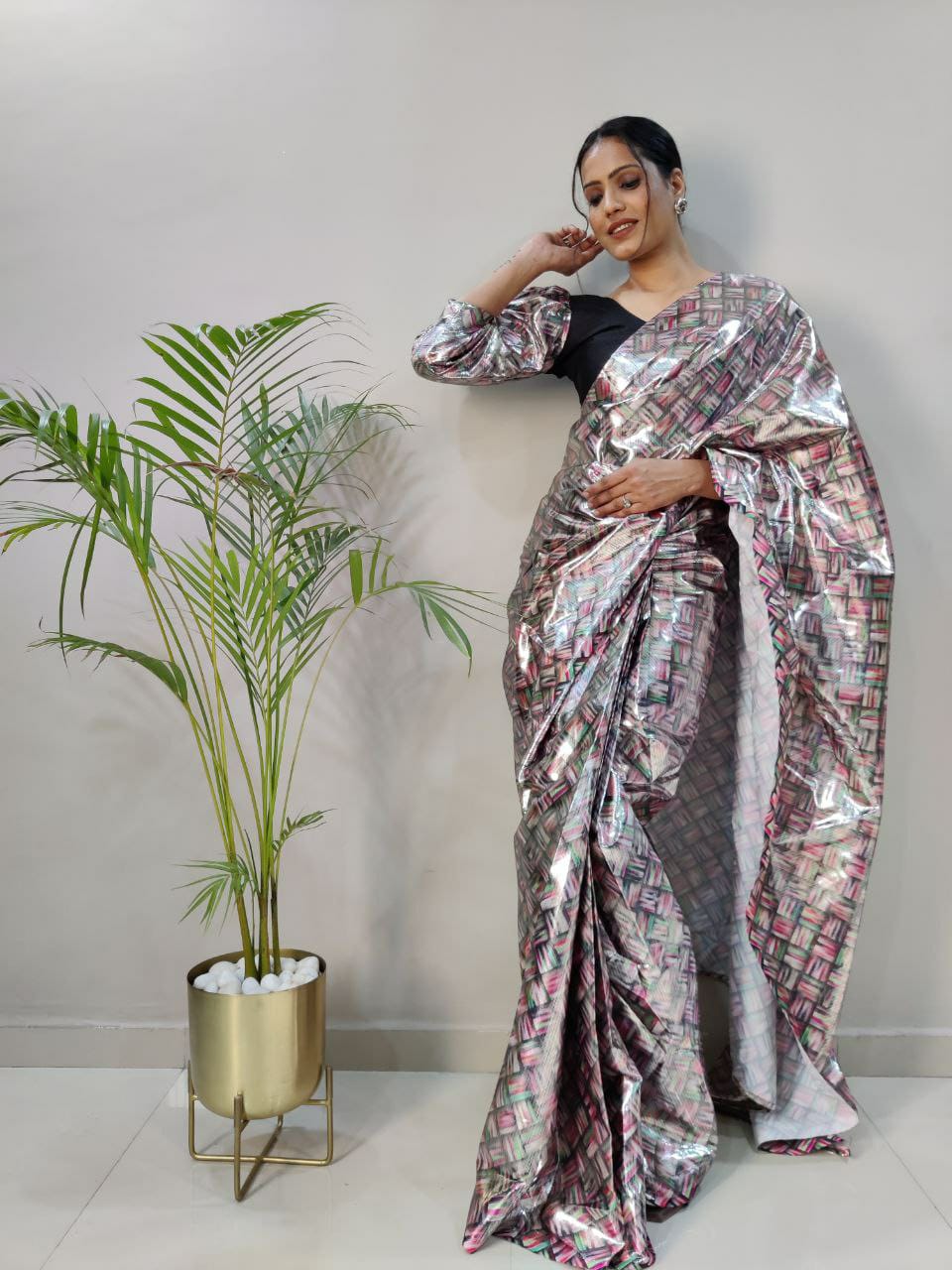Product Image - Stunning Designer Georgette Saree Collection