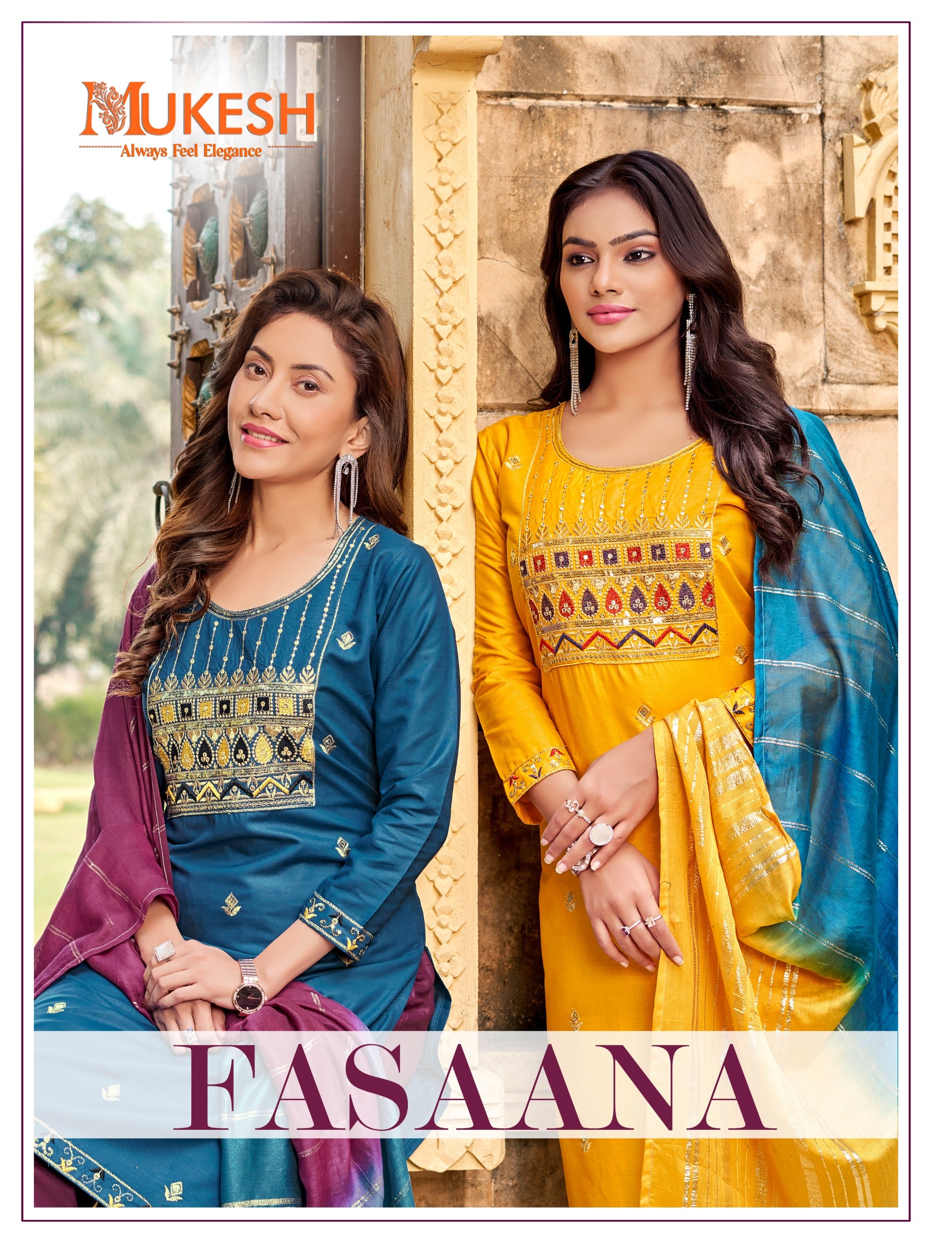 Product Image - FASAANA Designer Saree | Georgette Fabric Ethnic Wear | Wedding Saree & Festive Wear
