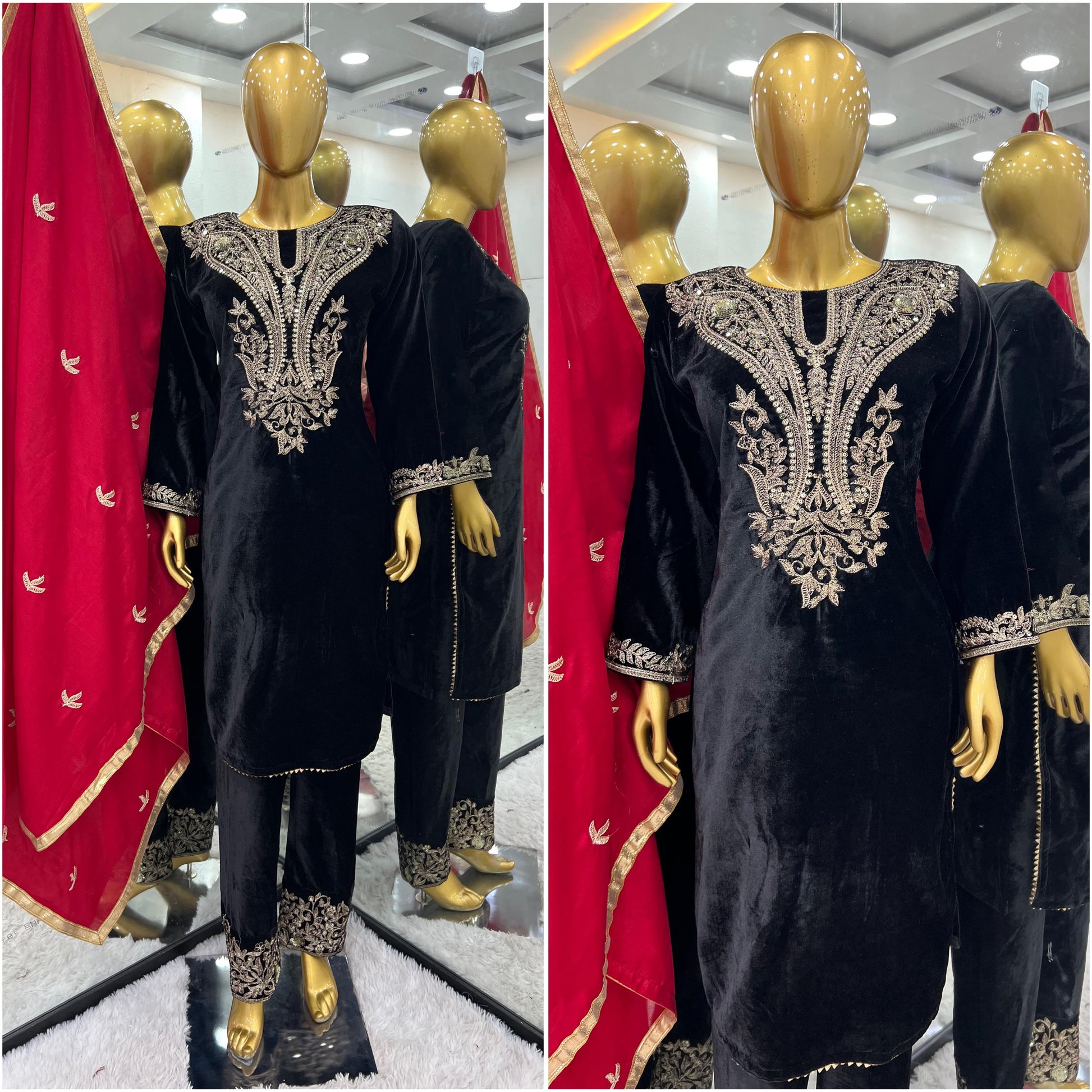 Product Image - Designer Party Wear Top-Dupatta Set
