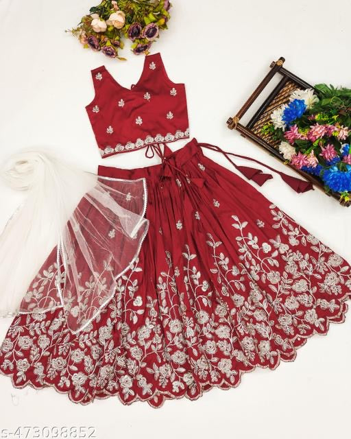 Product Image - Designer Kids Lehengas: Trendy Ethnic Wear for Girls - 4