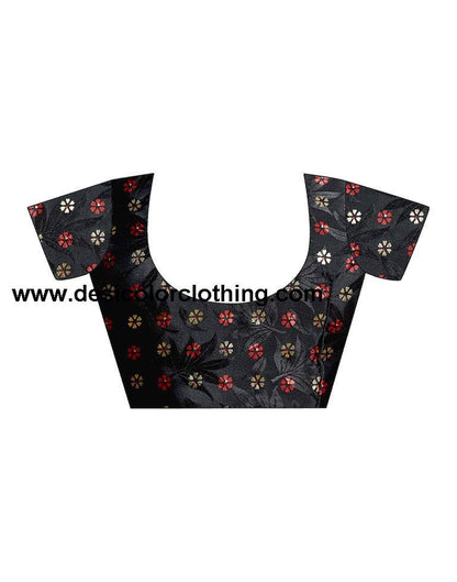 Black Silk Saree