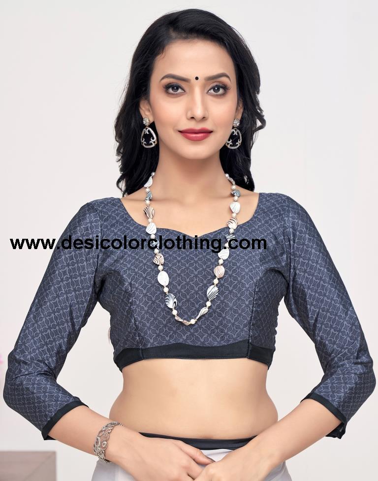 White Silk Printed Sarees