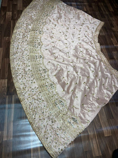 Product Image - Exclusive Lehenga Collection: Designer Silk Lehenga with Georgette Dupatta