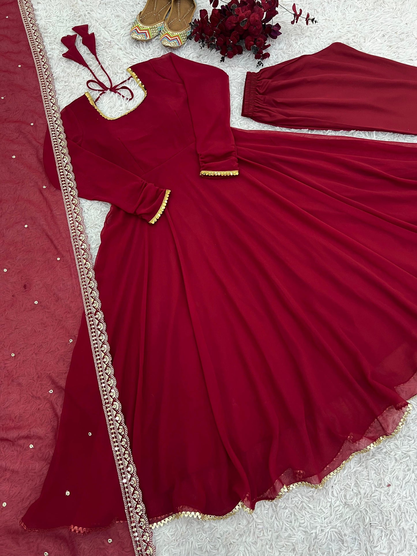 Product Image - Designer Kediya Style Lahenga Set - Ready to Wear Ethnic Wear