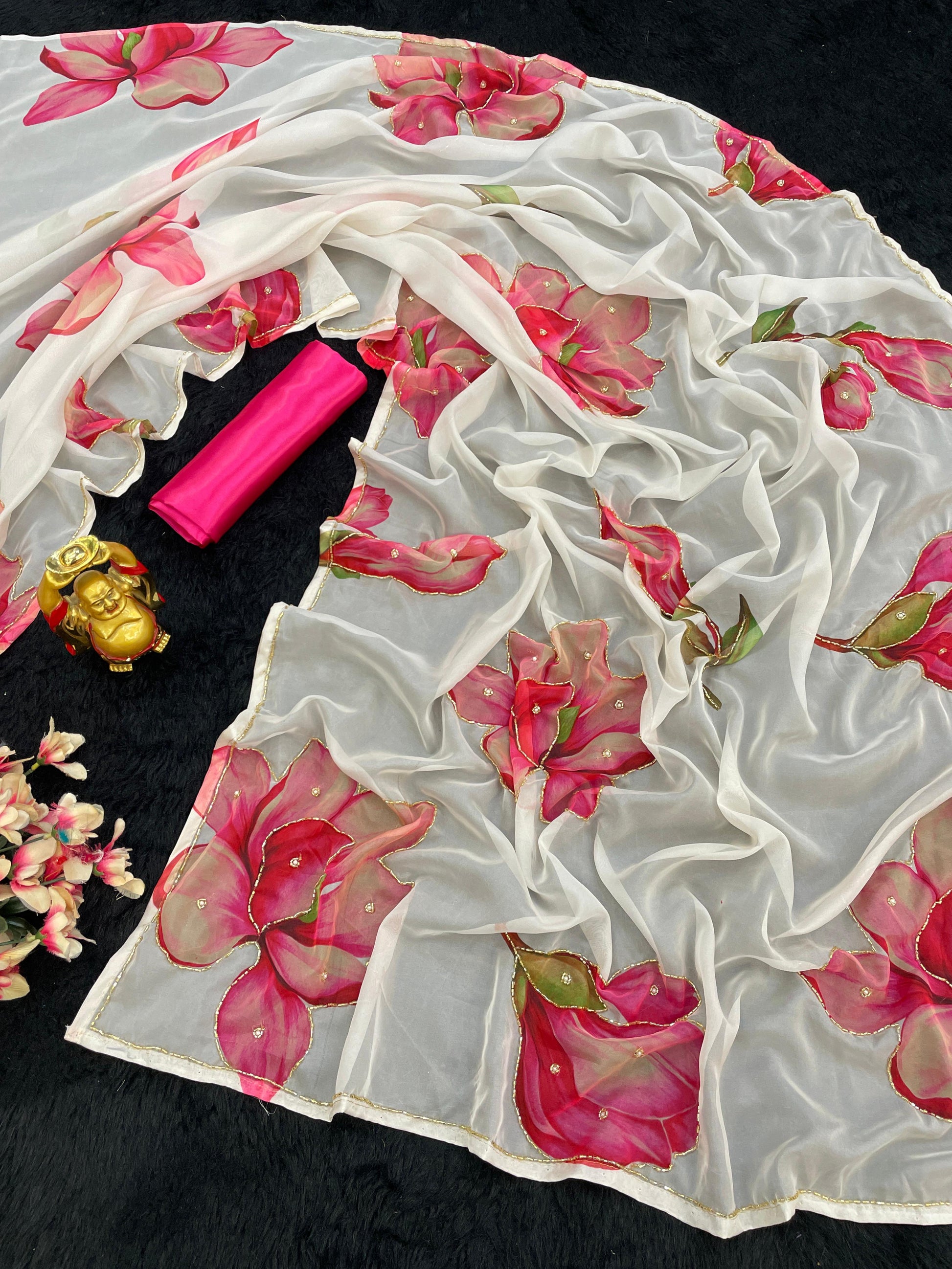 Product Image - Designer Hand Work Saree - KC-854