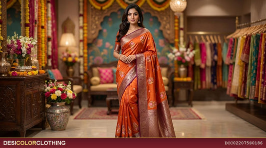 Product Image - Elegant Banarasi Fancy Sarees for Every Occasion - 1