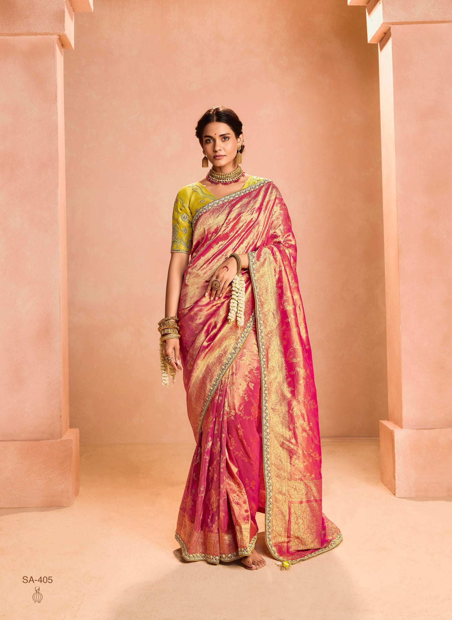 Product Image - Exquisite Soft Silk Saree with Dual Zari Weaving Design