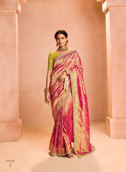 Product Image - Exquisite Soft Silk Saree with Dual Zari Weaving Design