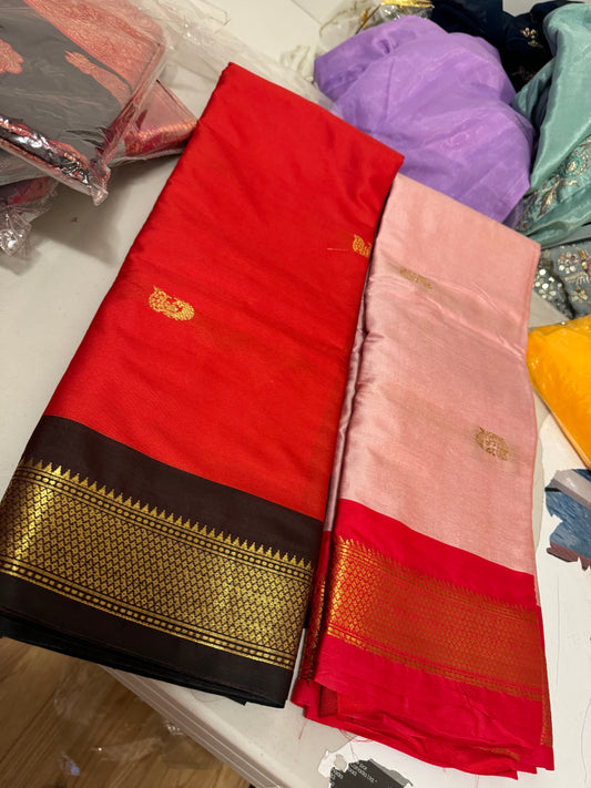 Authentic Kanchipuram Silk Saree - Regal Elegance for Weddings & Celebrations