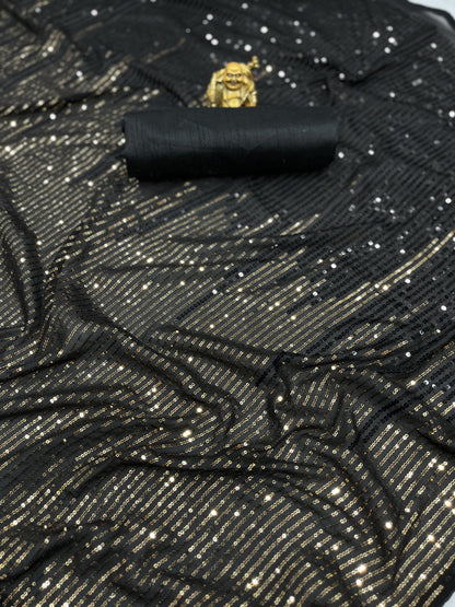 Product Image - Designer Georgette Saree for Festive Occasions