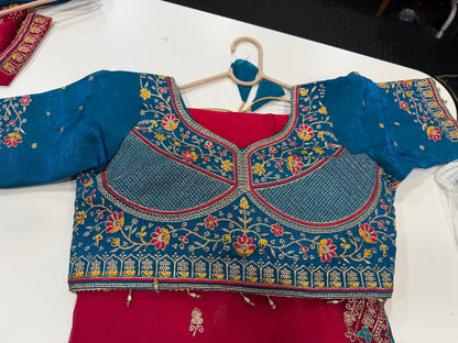 Product Image - Elegant Designer Saree with Striched Blouse - 3
