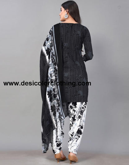Printed Unstitched Salwar Suit Material