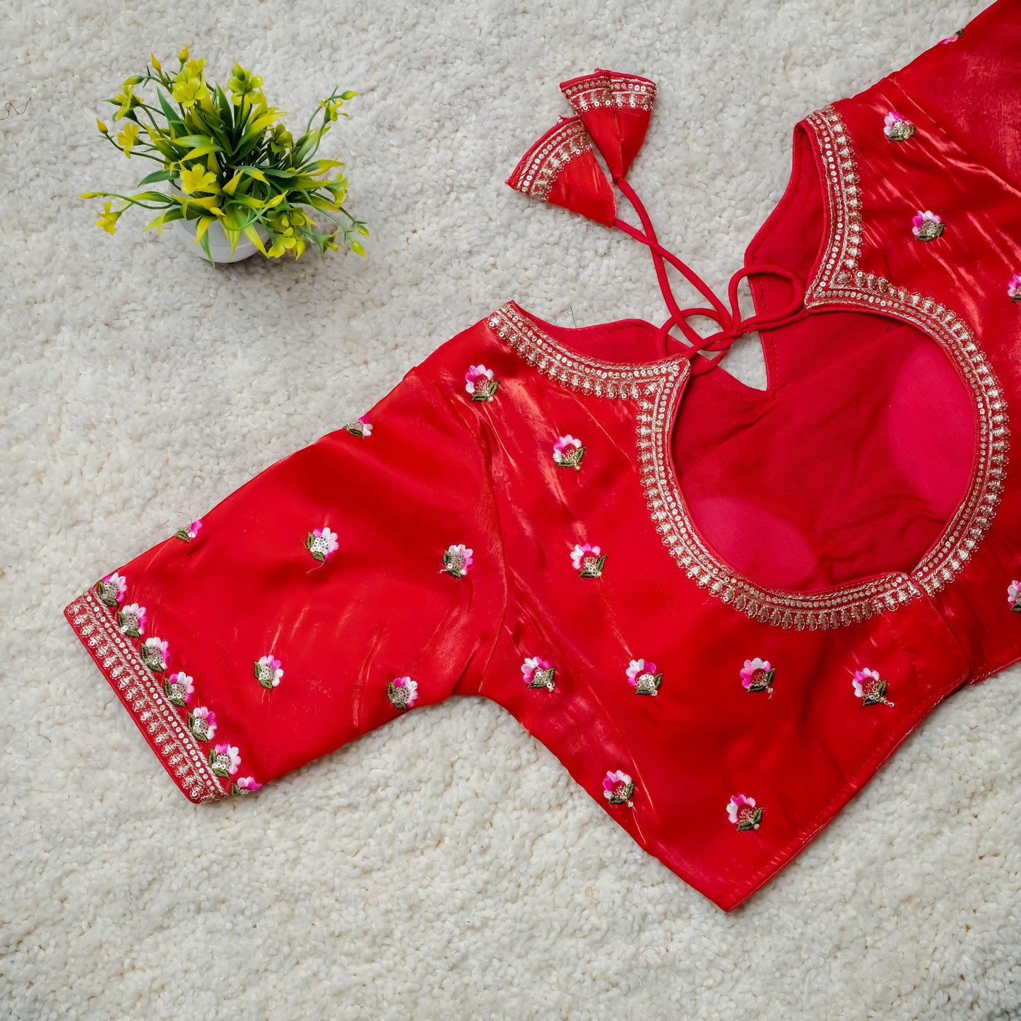 Product Image - Designer Festival Wear Embroidered Blouse