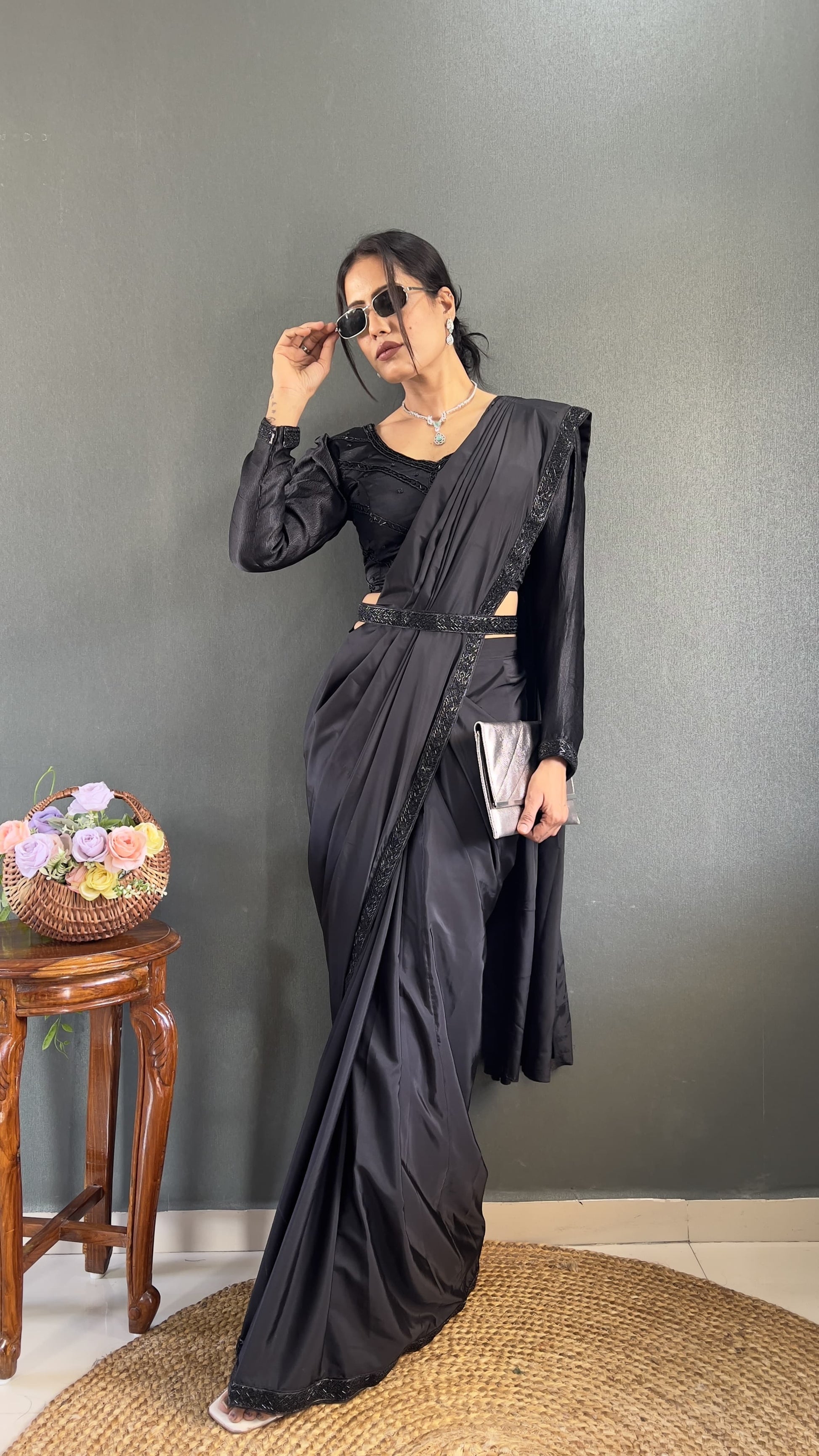 Product Image - Designer Natural Silk Sarees with Hand Work