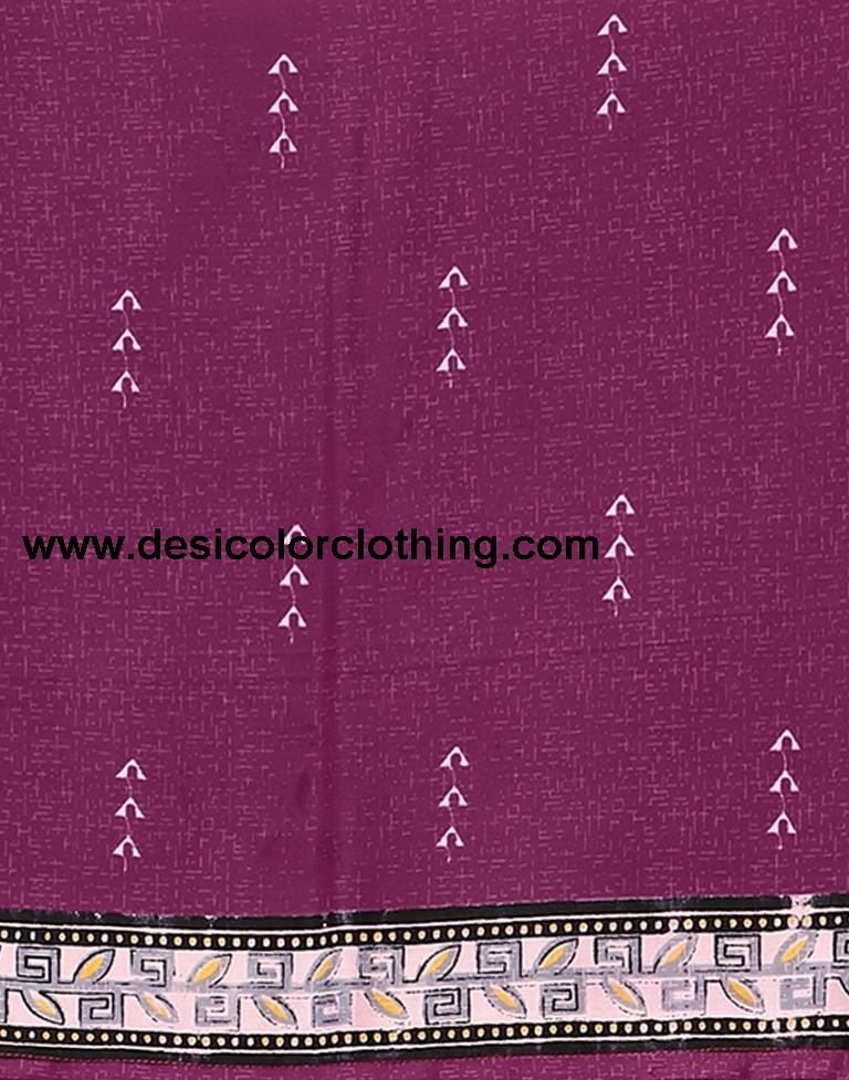 Printed Polyester Unstitched Salwar Suit Material