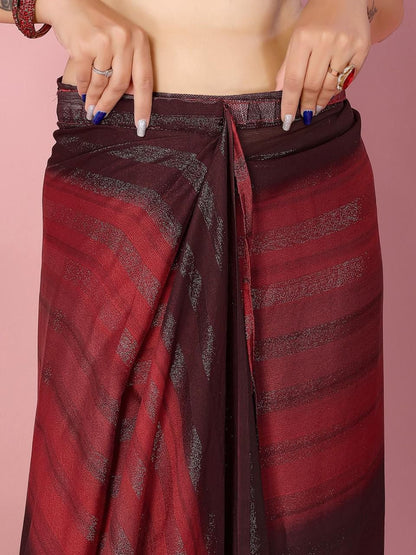 READY TO WEAR 1 MIN SAREE - SOFT NAYLONE SAREE