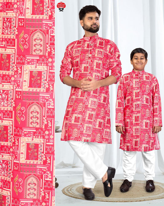Indian Family Combo Suits | Father Son Ethnic Sets for Weddings & Festivals