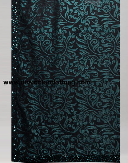 Rama Green Woven Saree | 2324S213