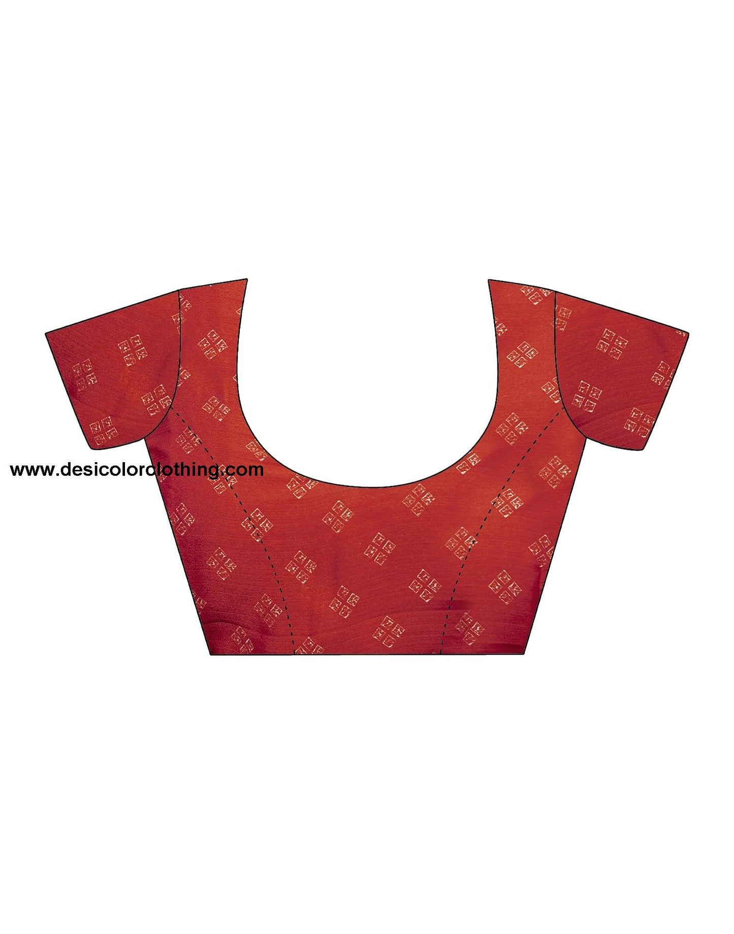 Red Chiffon Bandhani Printed Saree